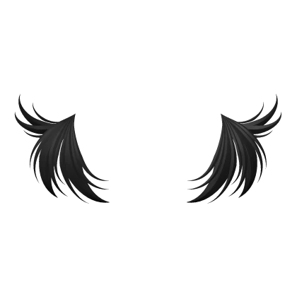 Short Low Kawaii Pigtails in Black