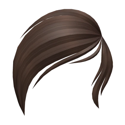 Eye Covering Scene Bangs in Brown