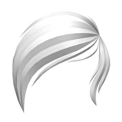 Eye Covering Scene Bangs in White 