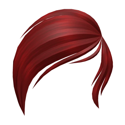 Eye Covering Scene Bangs in Red