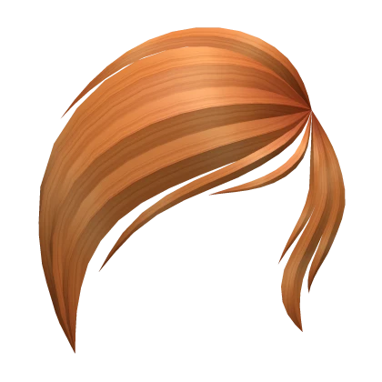 Eye Covering Scene Bangs in Ginger