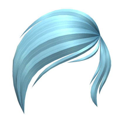 Eye Covering Scene Bangs in Blue