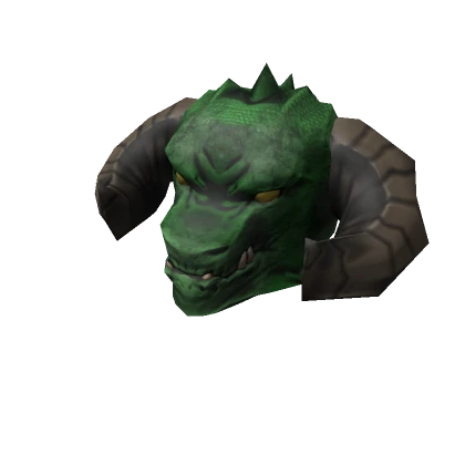 Dragon Kin Head (Green)