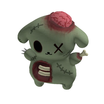 ♡ halloween zombie puppy (holdable)