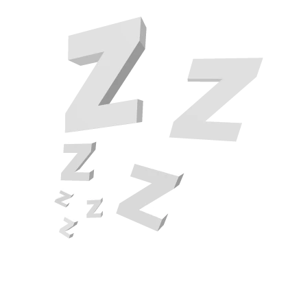 White Sleeping Z's