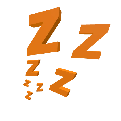 Orange Sleeping Z's