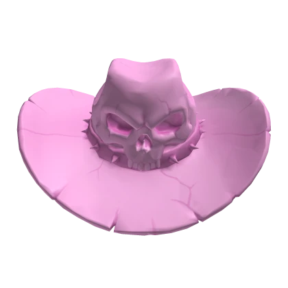Pink Skeleton Outlaw Hat
