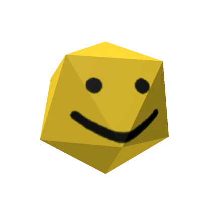 Icosahedron Head (Noob Yellow)