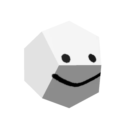 Dodecahedron Head (White)