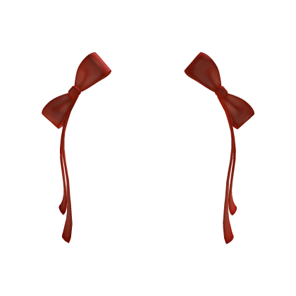 Red Hair Bows
