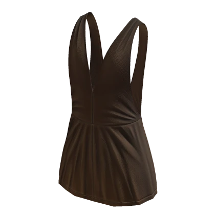 Festival Open Back Dress - Brown