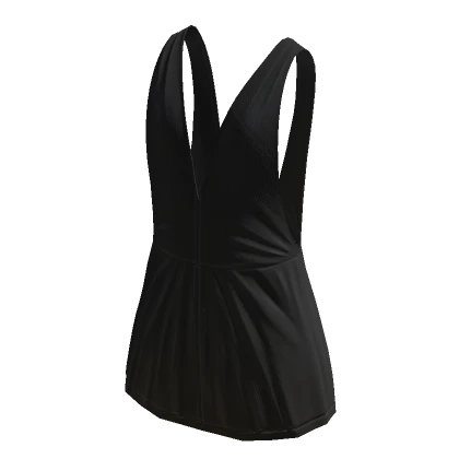 Festival Open Back Dress - Black