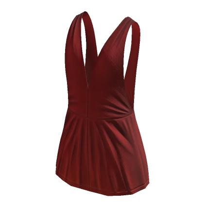 Festival Open Back Dress - Red