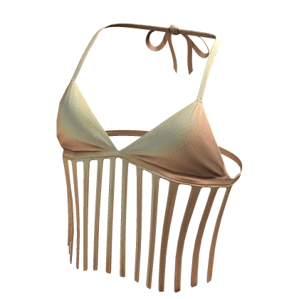 Fringe Top 3.0 - Pale Yellow