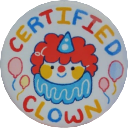 ⭐🌈 Kidcore Certified Clown Pin