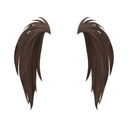 Fluffy Scene Pigtails in Brown