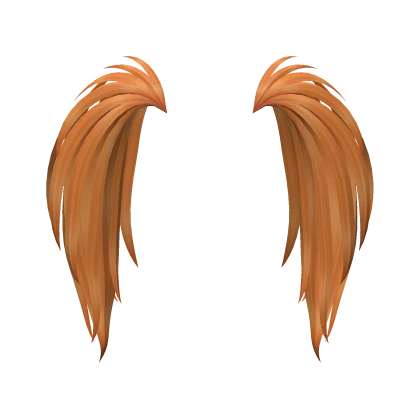 Fluffy Scene Pigtails in Ginger