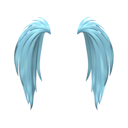 Fluffy Scene Pigtails in Blue