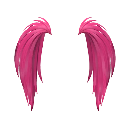 Fluffy Scene Pigtails in Hot Pink