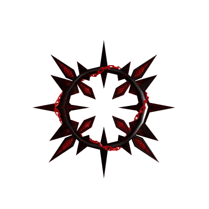 [PBR] Metallic Crimson Red Nova Star Chained Halo