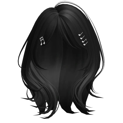 Short Hime Cut Hair with Soft Layers Black