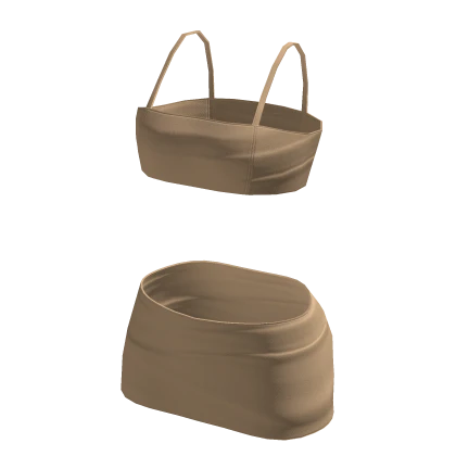 two piece beige outfit