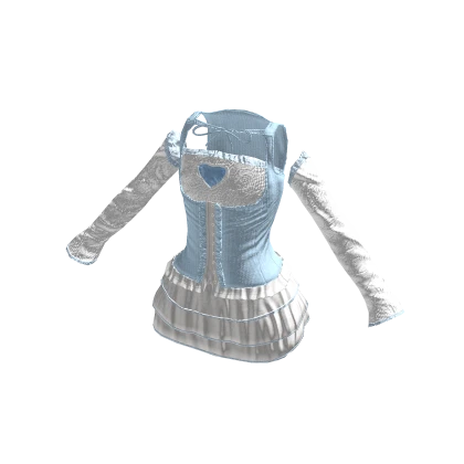 Blue Blossom Corset Dress
