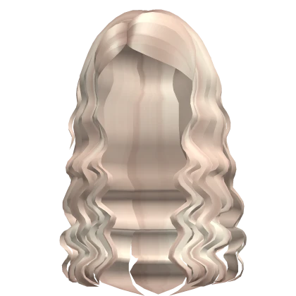 Long Undead Corpse Bride Wavy Hair (Platinum)