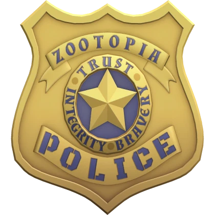 🐰 Judy Hopps Police Badge 3.0 🥕  Zootopia