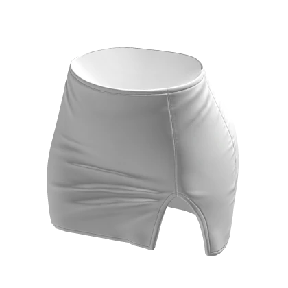 Skirt White Tight High Waisted Mini Chibi Chic Y2K