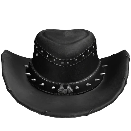 Heavy Metal Black Cowboy Hat