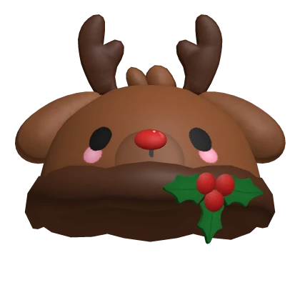 Christmas Rudolph Beanie v2