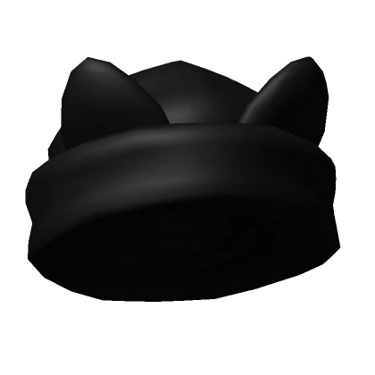 Cat Ears Beanie Black