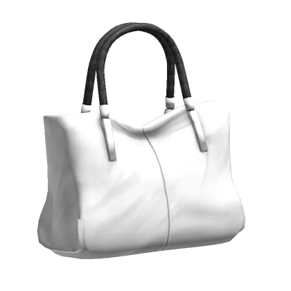 Trendy Leather Y2K Purse in White