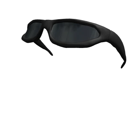 Y2k Raised Wrap Shades (Black)