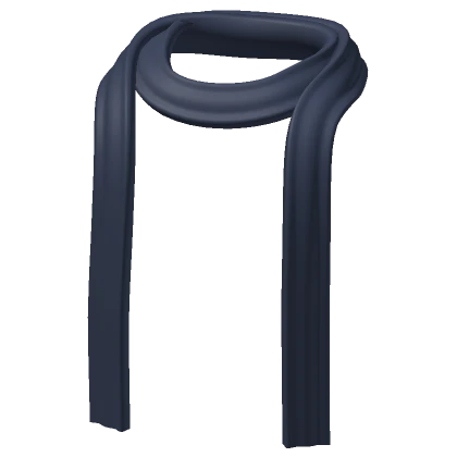 Skinny Scarf in Navy Blue