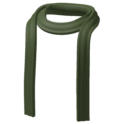 Skinny Scarf in Forest Green