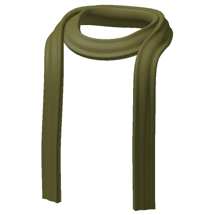 Skinny Scarf in Swamp Green