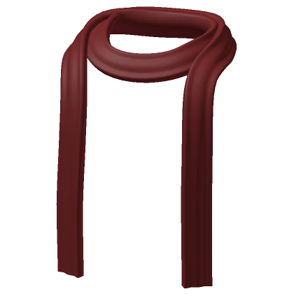 Christmas Skinny Scarf in Maroon Red 