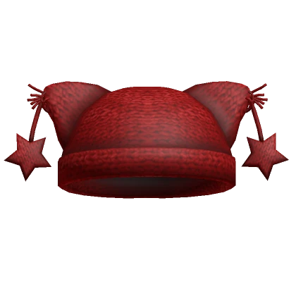 Y2K Red Star Beanie