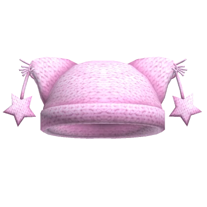 Y2K Pink Star Beanie