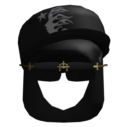 Ski Mask w/ Cap & Shades