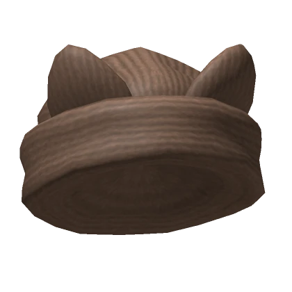 Cat Ears Beanie Brown