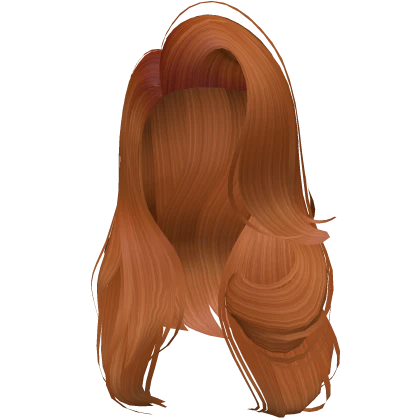 Jessica Ginger Elegant Glam Side Part Blowout Hair