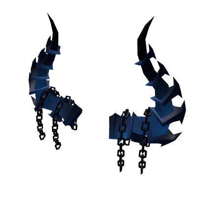 [Ultra Limited ⭐] NBR Blue Ice Horns ❄️