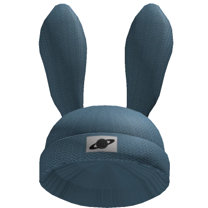 Y2K Blue Bunny Hat