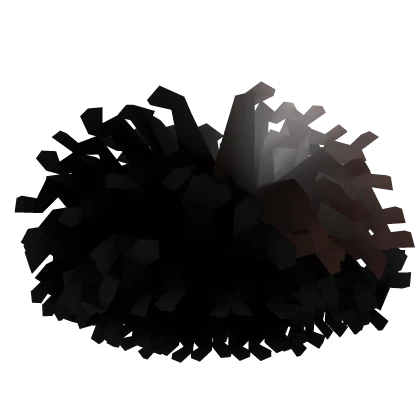 Messy Curly Fro Black - Brown Half