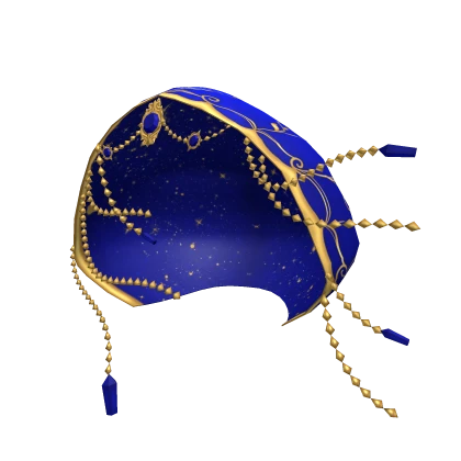 Royal blue Celestial hood