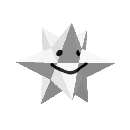 Small Stellated Dodecahedron Head (Ins. White)