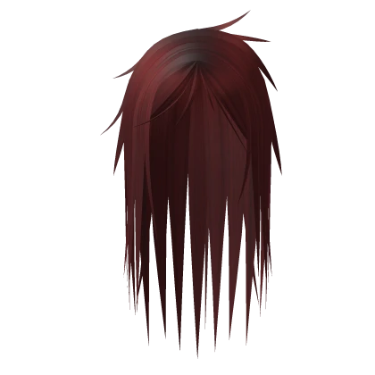 ☆ scene emo spiked hair red